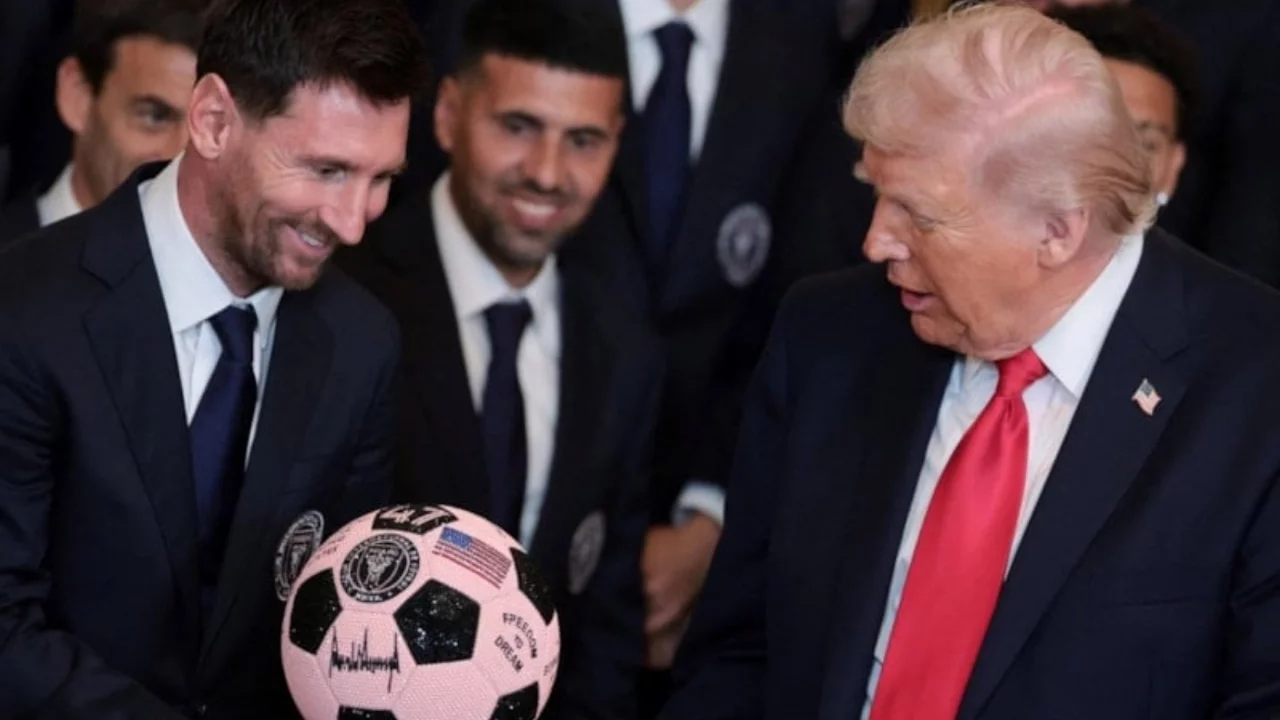 Donald Trump, Lionel Messi'yi Beyaz Saray'da ağırladı