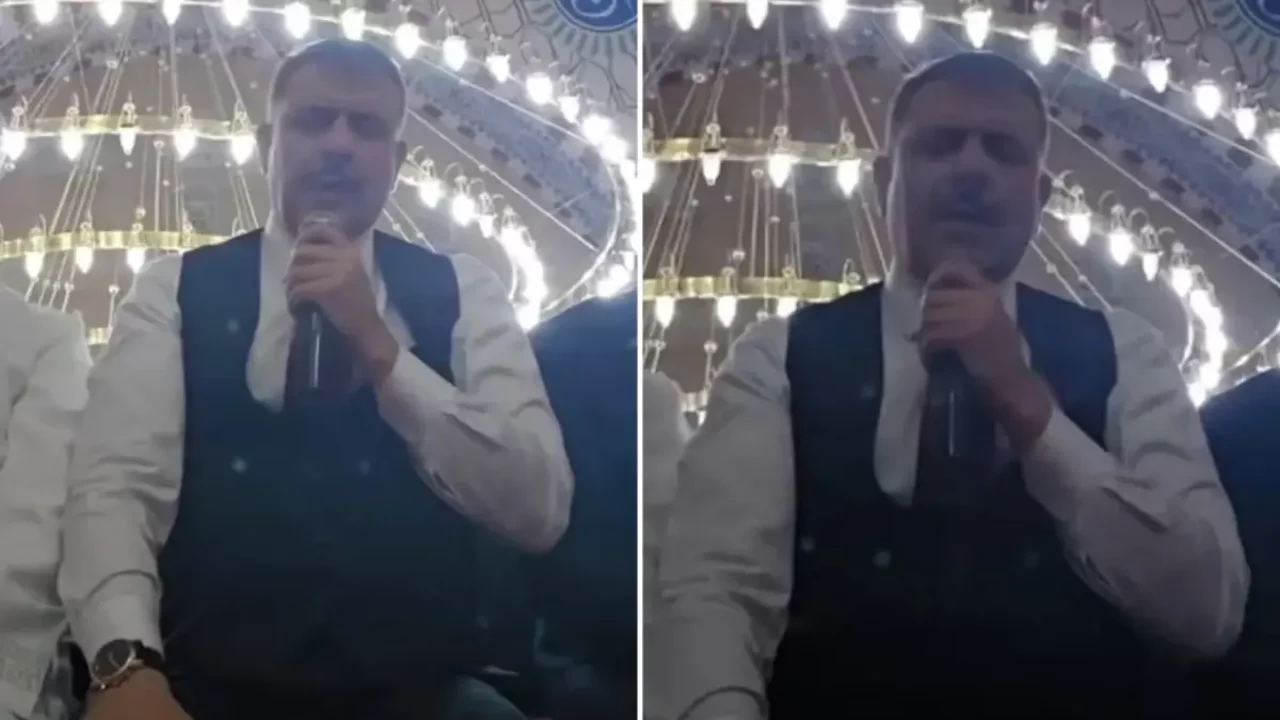 Bakan Çiftçi teravihten sonra böyle Kur'an-ı Kerim okudu