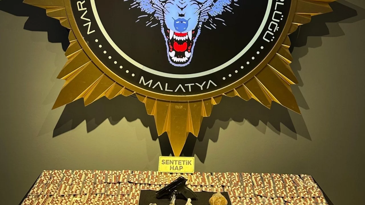 Malatya'da uyuşturucu operasyonu: 5 g&ouml;zaltı