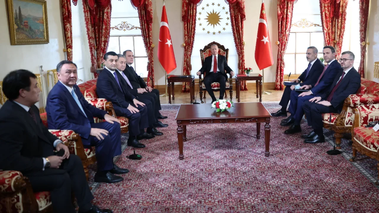 Cumhurbaşkanı Erdoğan, Türk Devletleri Teşkilatı heyetini kabul etti 