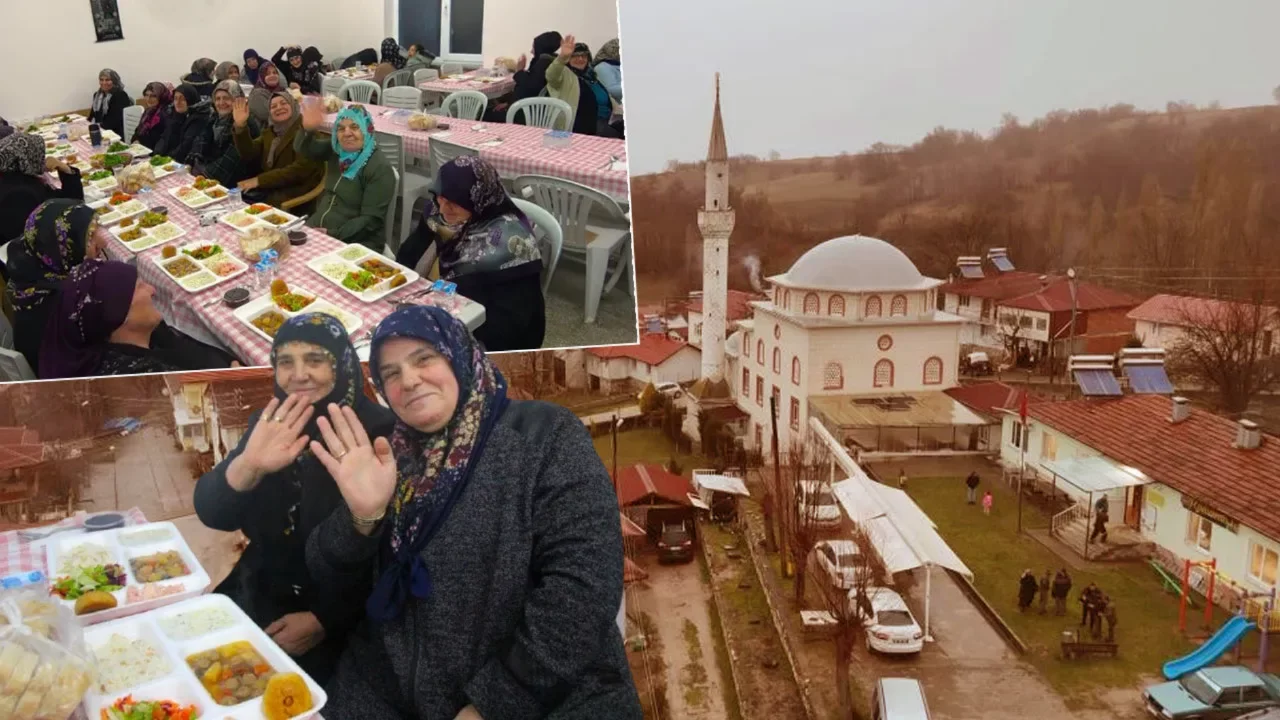 Bu köyde Ramazan'da yemekleri erkekler yapıyor