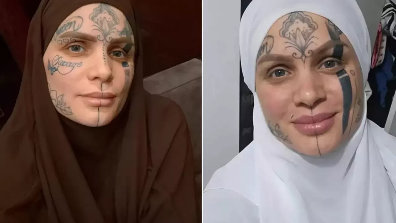 Yüzündeki dövmelerle gündem olan Nazan'ın yeni işi