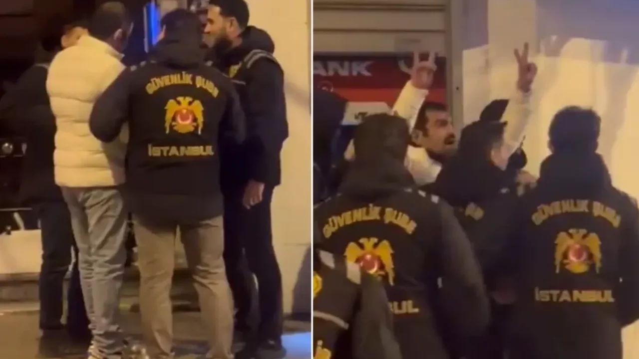 Oyuncu Ufuk Bayraktar'dan 8 Mart yürüyüşüne müdahale! Polis araya girdi 