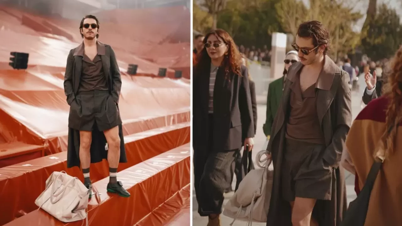  Boran Kuzum'un Paris Moda Haftası tarzı gündem oldu 