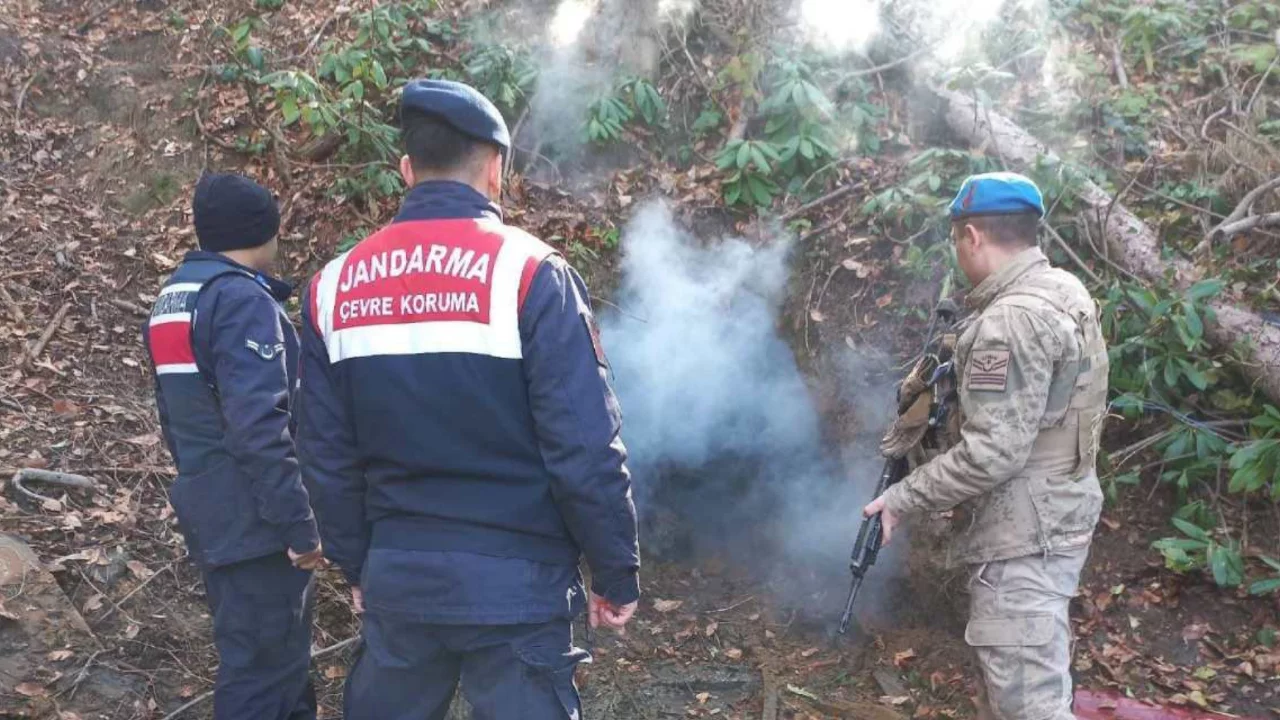 9 kaçak maden ocağı imha edildi 