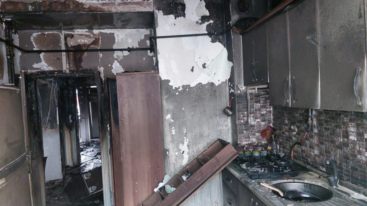 Samsun'da apartman dairesi k&uuml;le d&ouml;nd&uuml;