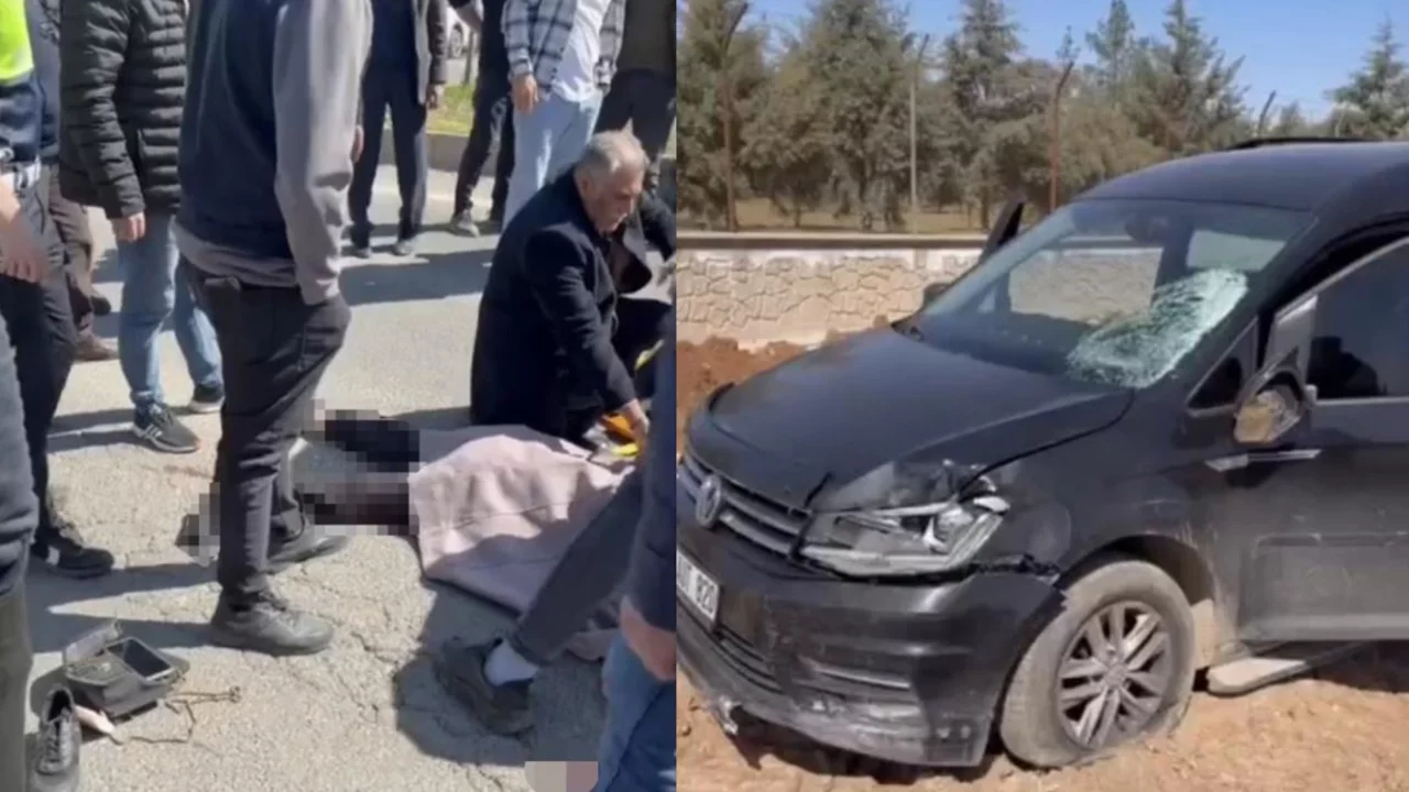 Otomobilin çarptığı kadın can verdi