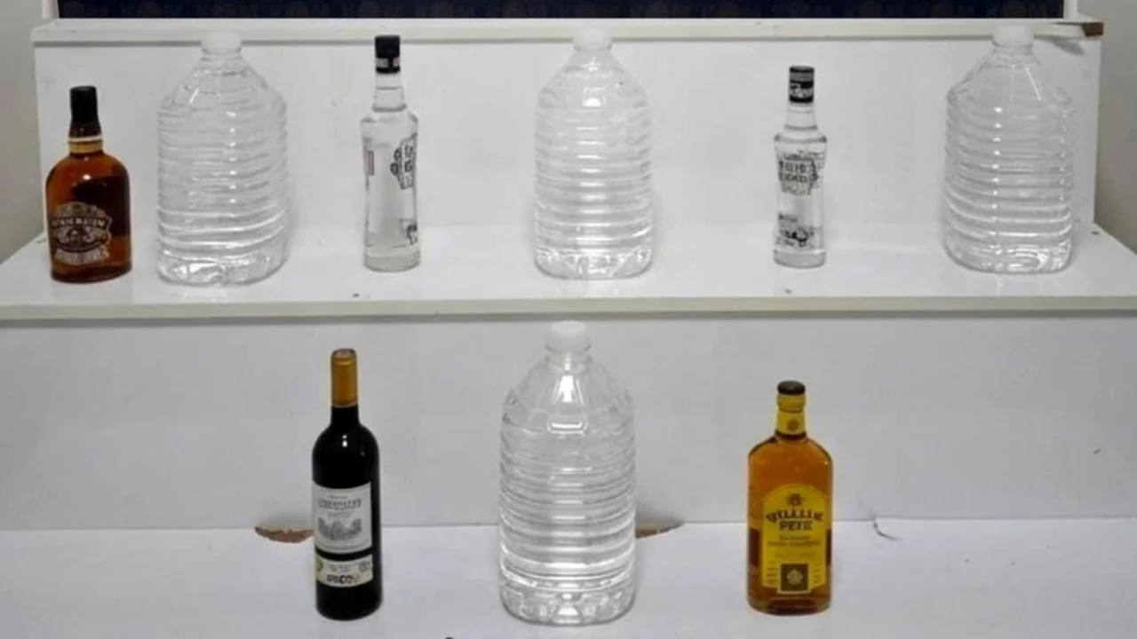 Kırşehir'de ka&ccedil;ak alkol ele ge&ccedil;irildi