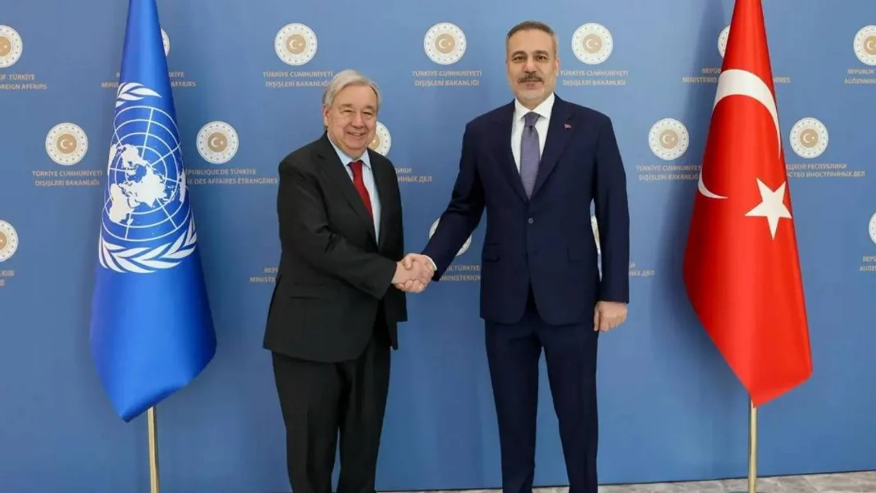 Dışişleri Bakanı Fidan, BM Genel Sekreteri Guterres ile g&ouml;r&uuml;şt&uuml;
