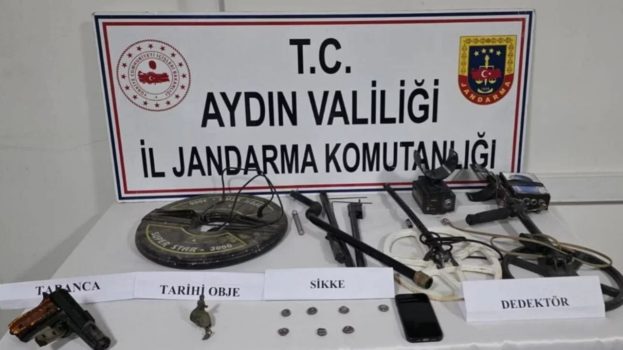 Aydın'da tarihi eser operasyonu: 1 g&ouml;zaltı