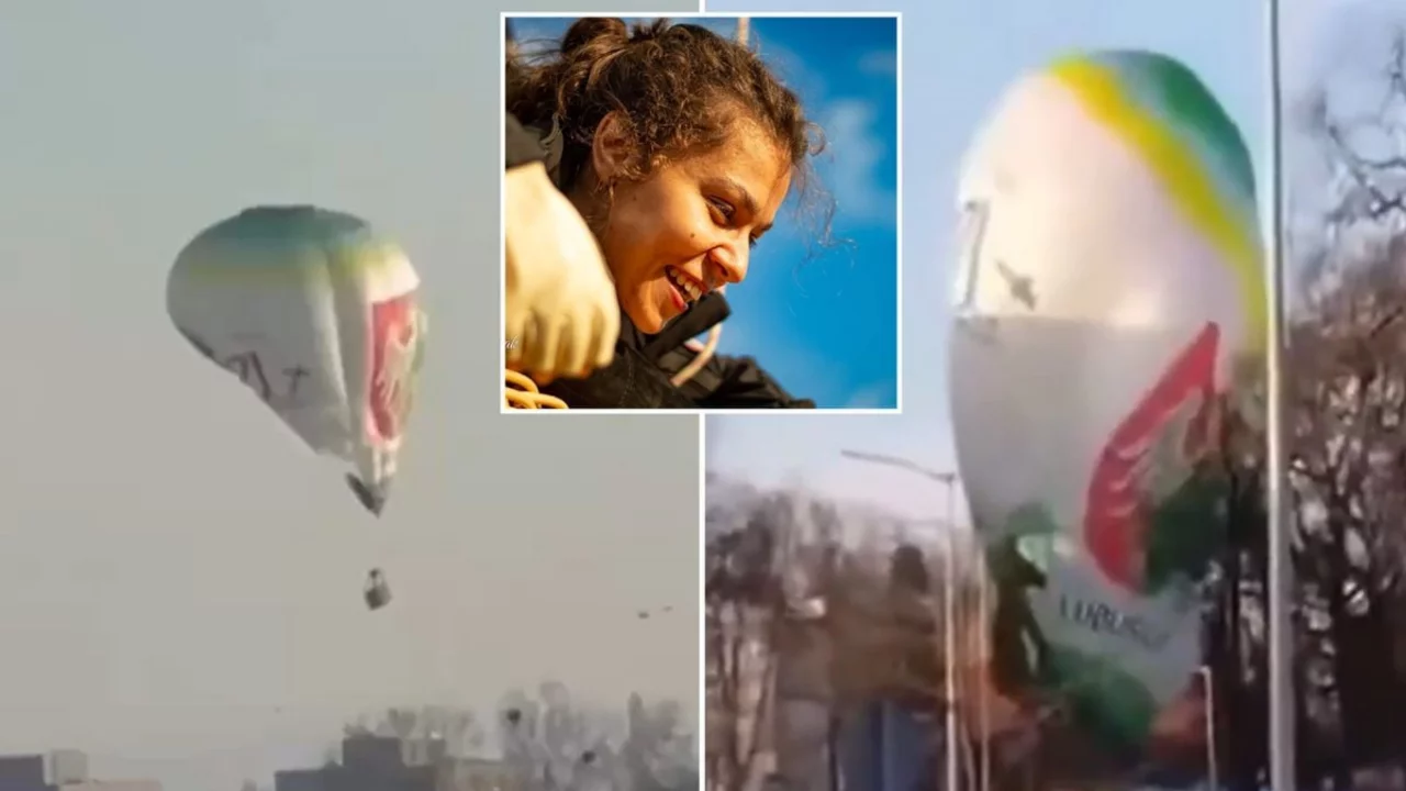 Sıcak hava balonu faciası! Şampiyon pilot sepetten fırlayıp öldü