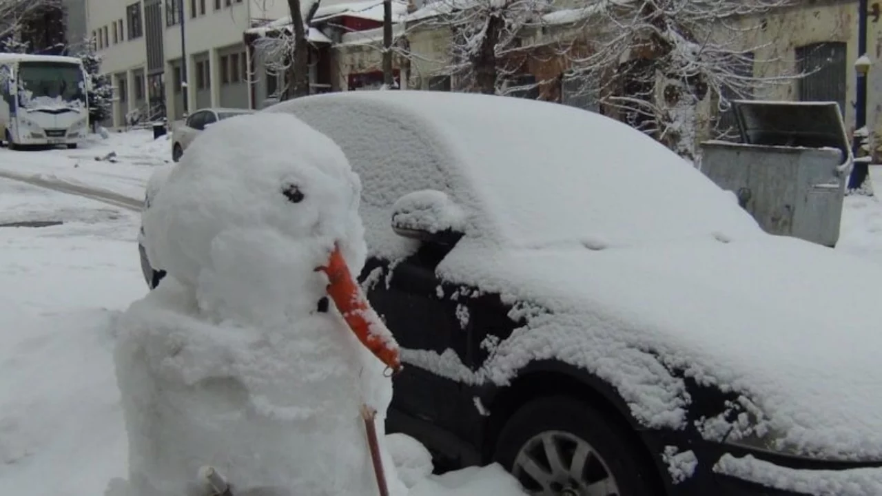 Kars'ta mart sürprizi: Kar yağışı kenti yeniden beyaza ...