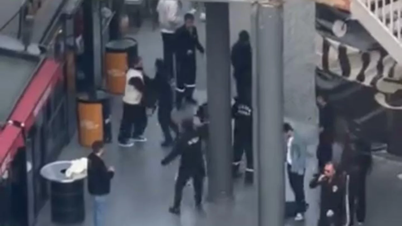 Bursa Nilüfer'de AVM'de iki grup arasında kavga