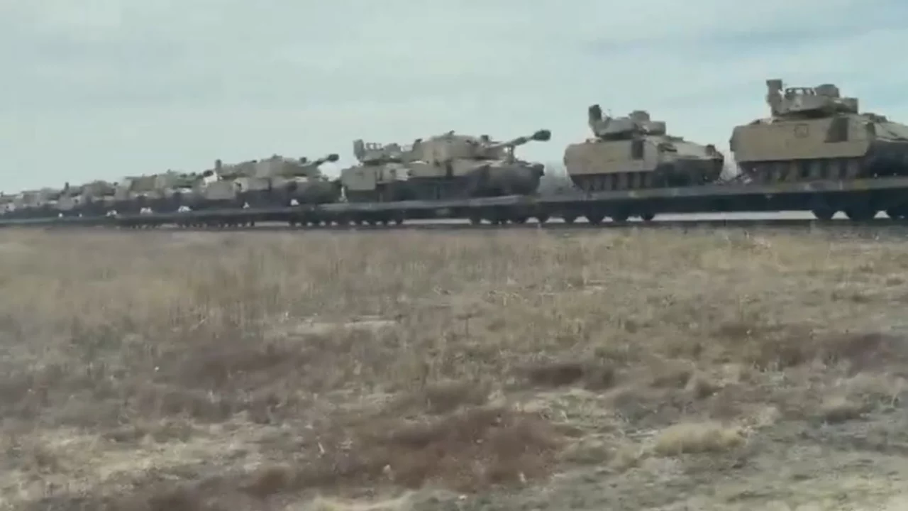 Kara harekatı hazırlığı mı? İnternete düşen görüntü dünyayı tedirgin etti