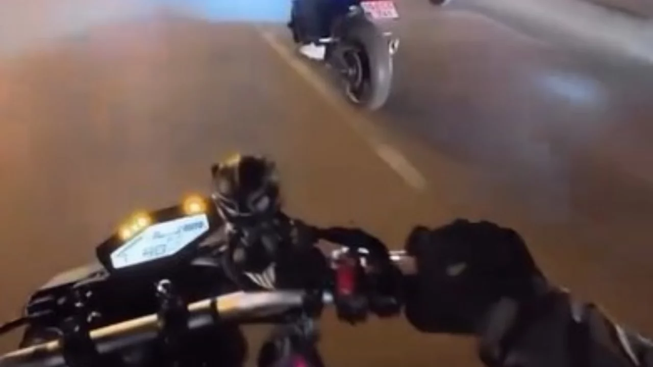 Alanya'da tek teker kazasında faciadan dönüldü