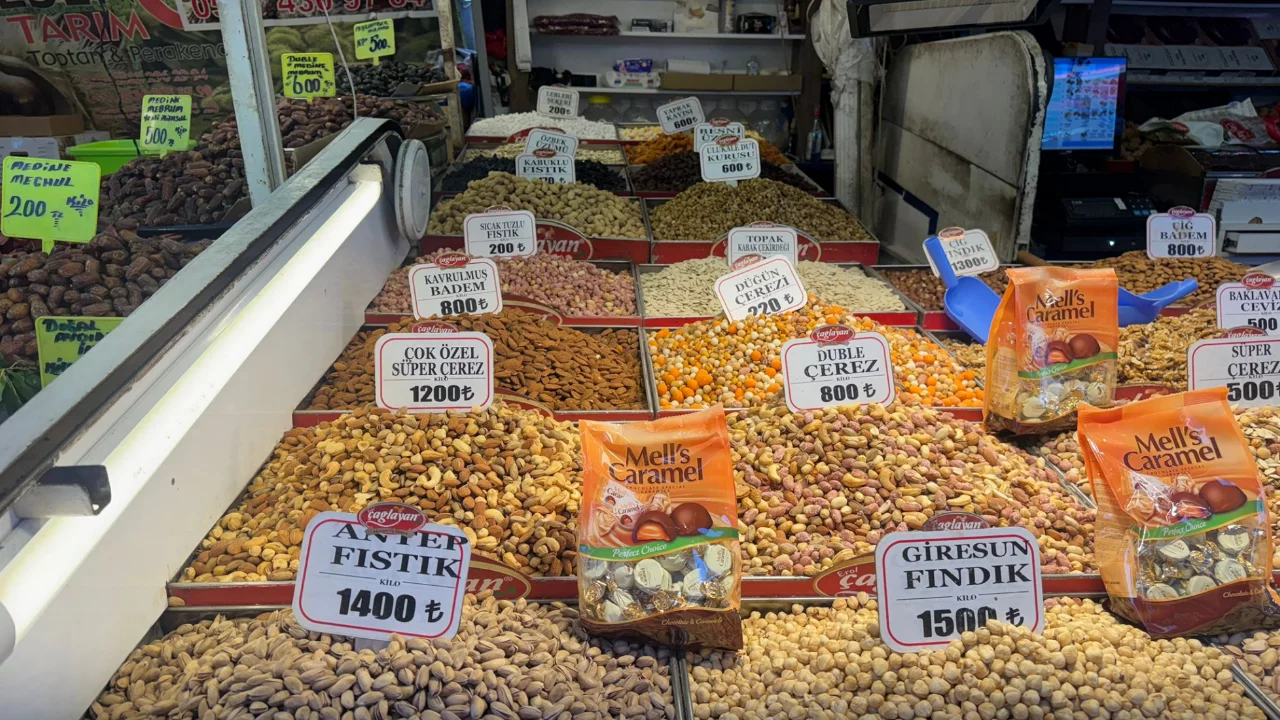 Bursa'da bayram öncesi kuruyemiş fiyatları açıklandı: Rekor Giresun fındıkta...