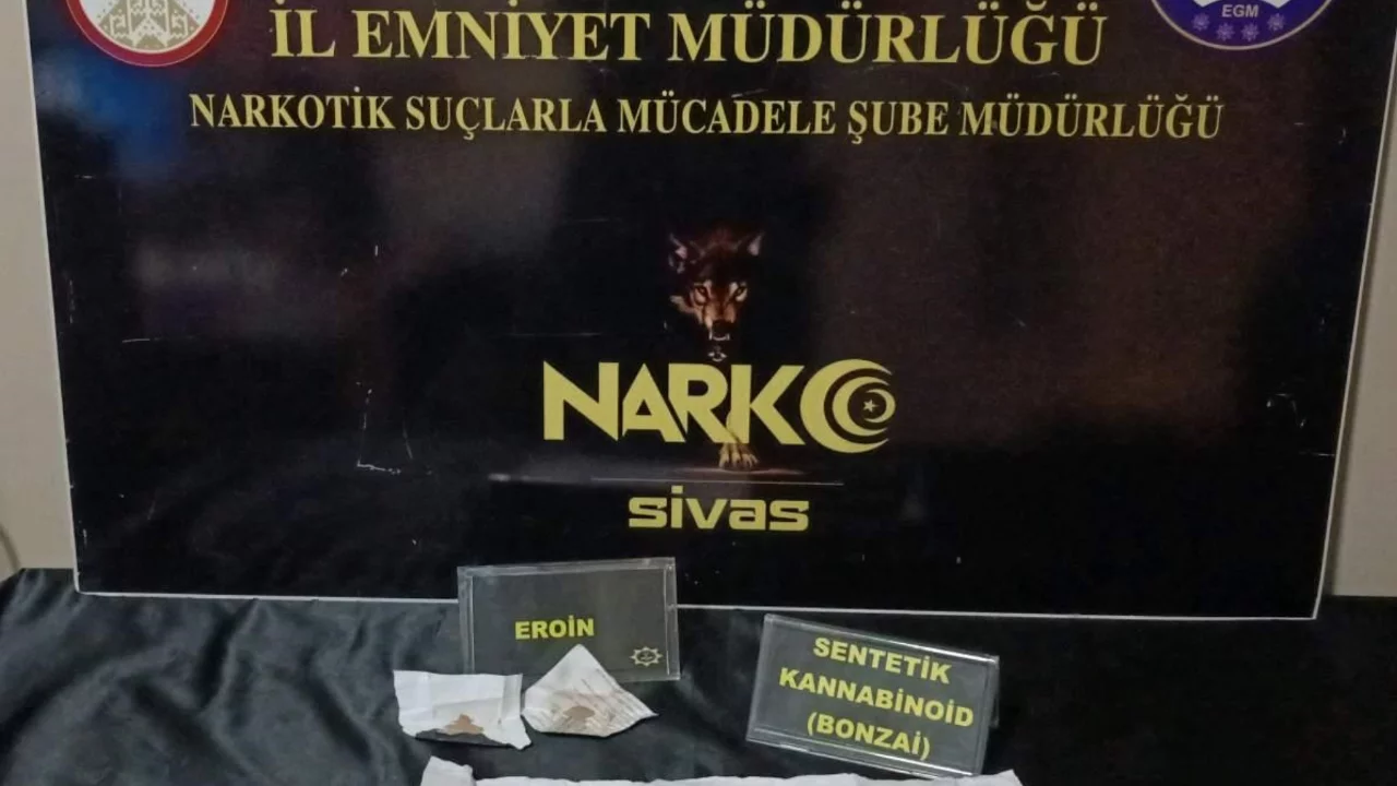 Sivas'ta narkotik operasyonu: 3 kişi tutuklandı