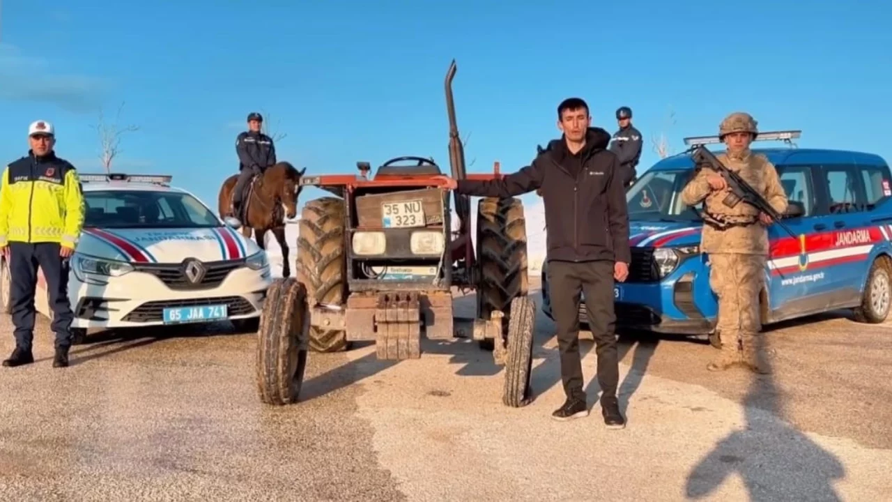 &Ccedil;alınan trakt&ouml;r&uuml;ne 21 yıl sonra kavuştu