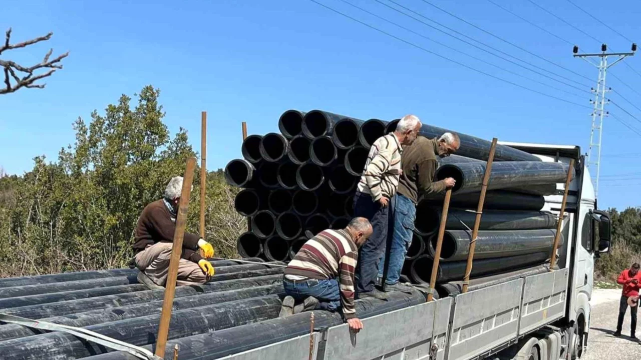 Muğla'da kapalı sistem modern sulama projesi hayata ge&ccedil;iyor