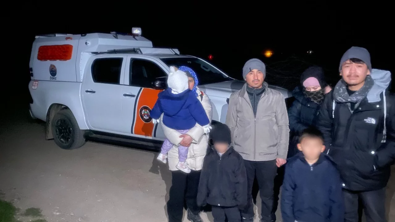 Çanakkale'de 7 düzensiz göçmen yakalandı
