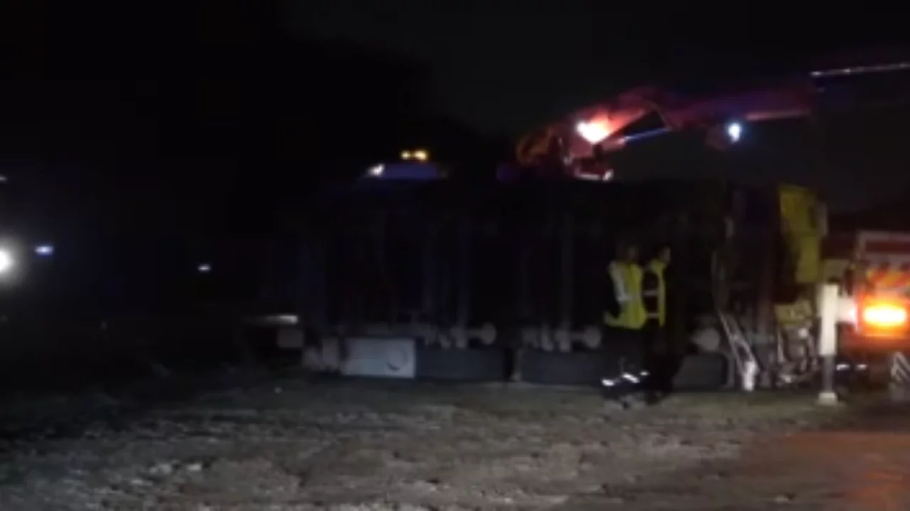 Kuzey Marmara Otoyolu'nda tır kazası: 1 yaralı