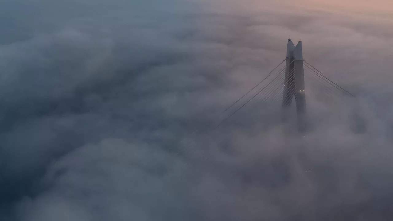 İstanbul'da sabahın ilk ışıklarıyla mest eden g&ouml;r&uuml;nt&uuml;