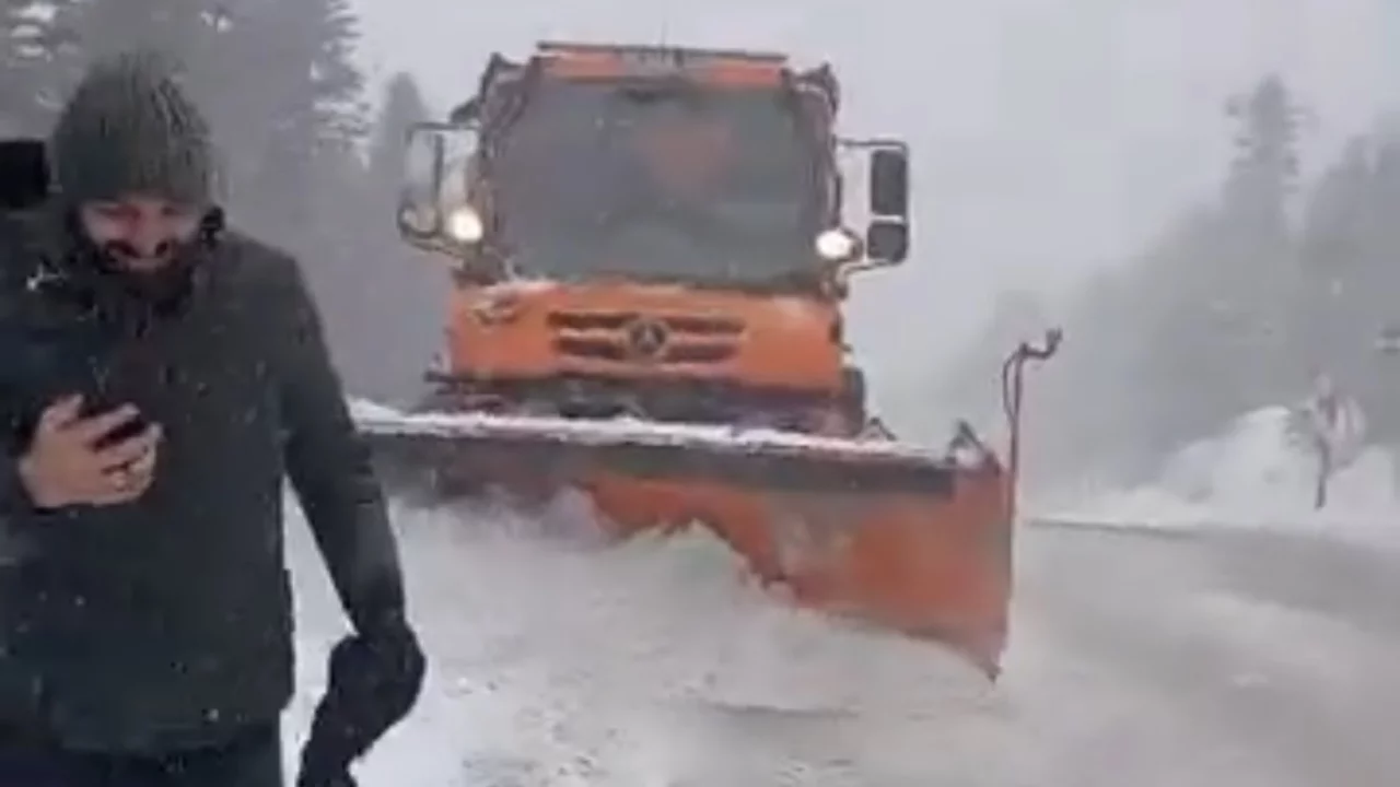 Bursalılara bayramda kar sürprizi!