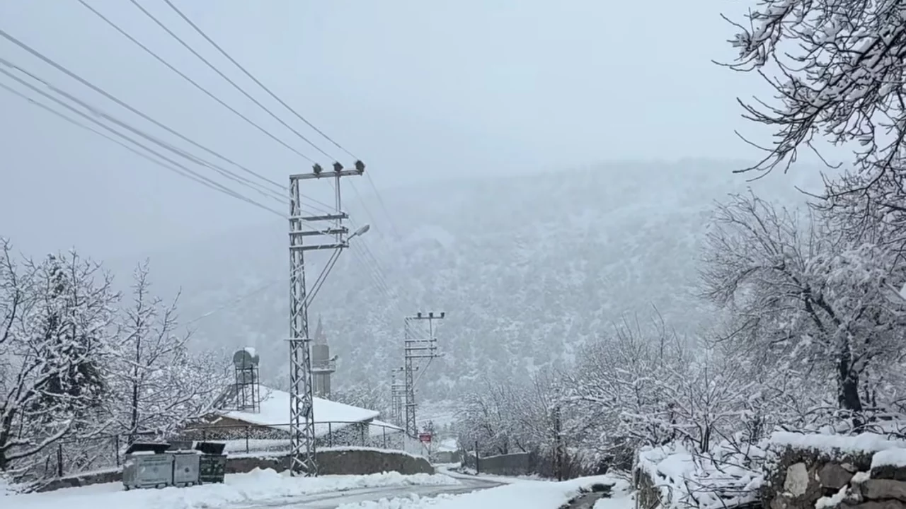 Adana'da yaylalarda kar etkili oldu