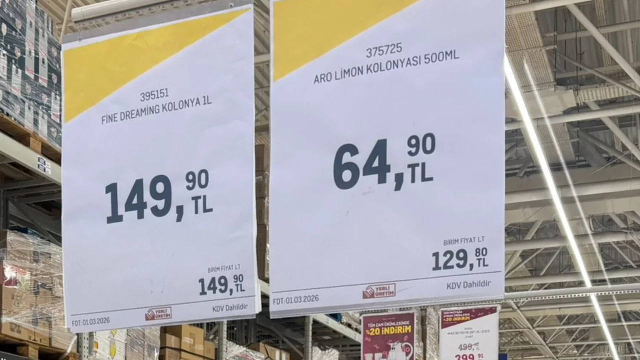 Bursa'da bayram bitti, kolonyalar ucuzladı! Fiyatlar yarı yarıya düştü...