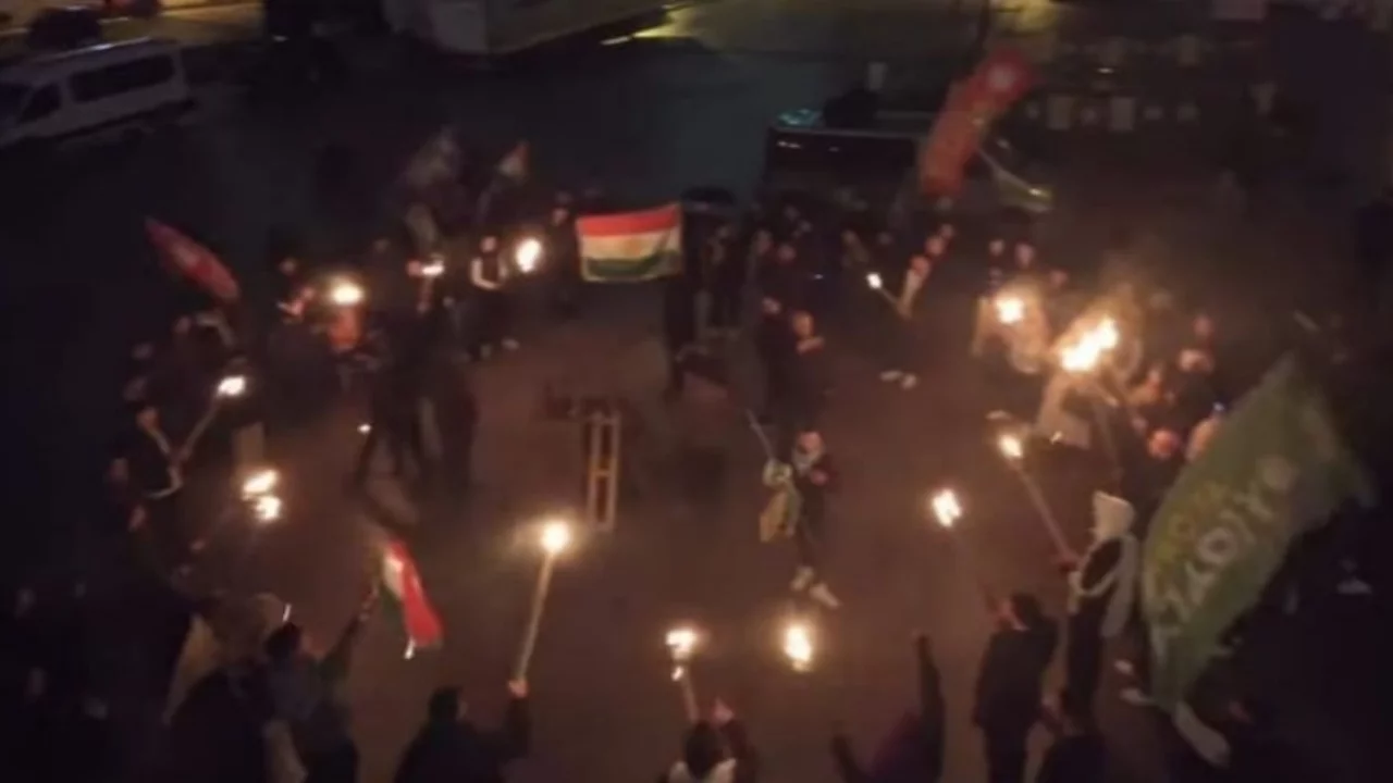 Bursa'da Nevruz kutlamasında tepki çeken görüntü!