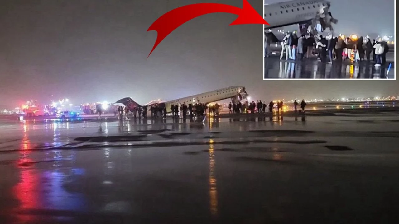 ABD'de yolcu uçağı itfaiye aracıyla çarpıştı! Çok sayıda ölü ve yaralı var