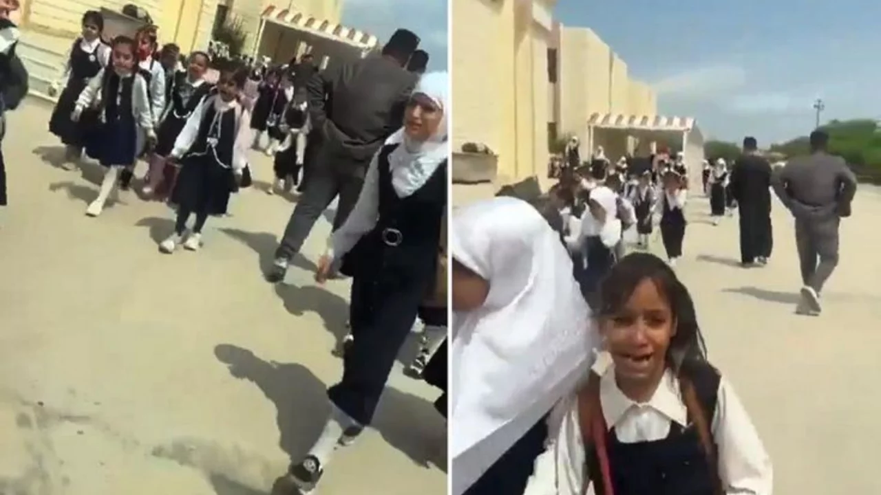 Savaşın 25. gününde kahreden görüntü: Okulda dehşeti yaşadılar