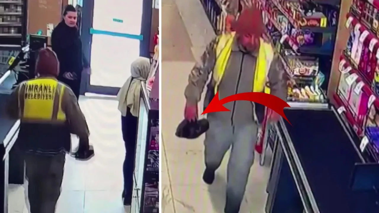 Belediye iş&ccedil;isinden y&uuml;rek ısıtan hareket! Kameralar kayıttaydı