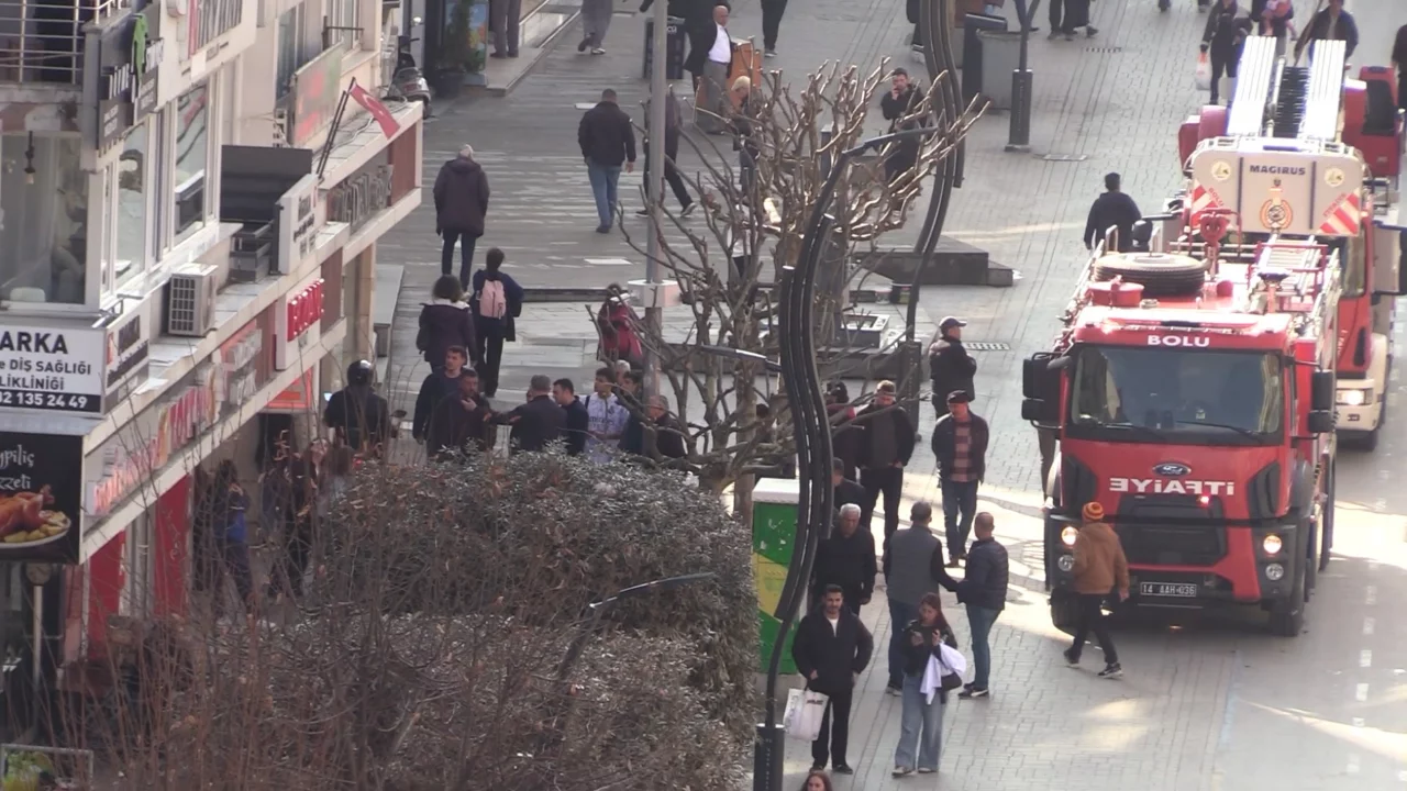 Bolu'da yanık kokusu itfaiye ekiplerini harekete ge&ccedil;irdi