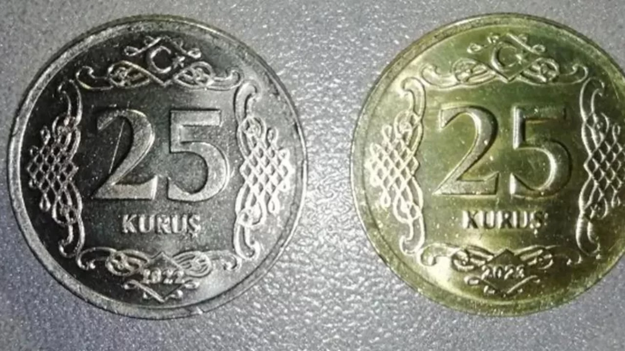 Herkesin cebinde var! 25 kuruşlar artık altınla yarışıyor
