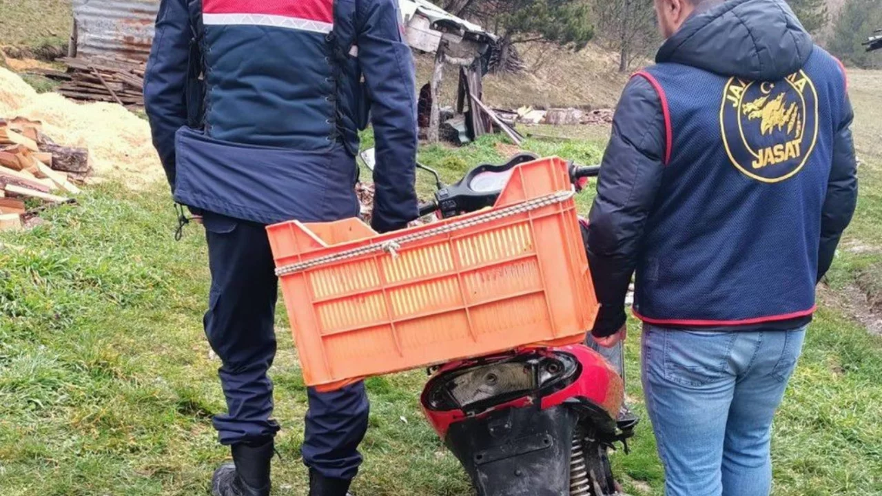 D&uuml;zce'de &ccedil;alınan motosiklet 5 yıl sonra Bolu'da bulundu
