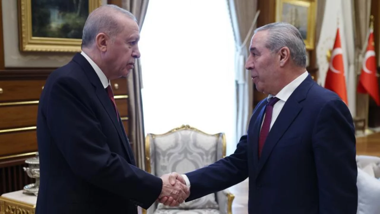Cumhurbaşkanı Erdoğan, Filistin Devlet Başkan Yardımcısı eş-Şeyh'i kabul etti