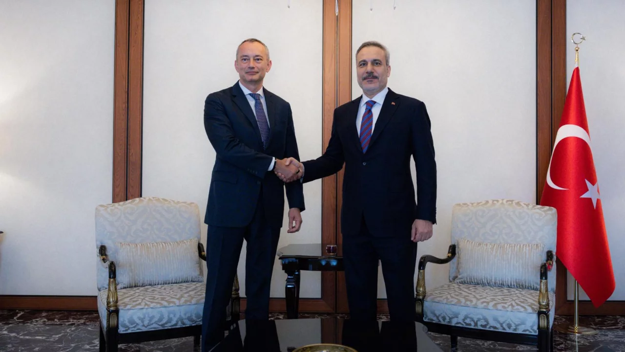 Bakan Fidan, Gazze Y&uuml;ksek Temsilcisi Mladenov ile g&ouml;r&uuml;şt&uuml;