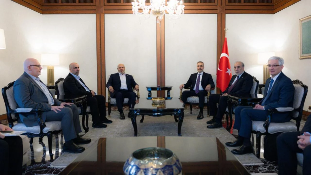 Bakan Fidan, Hamas heyeti ile g&ouml;r&uuml;şt&uuml;