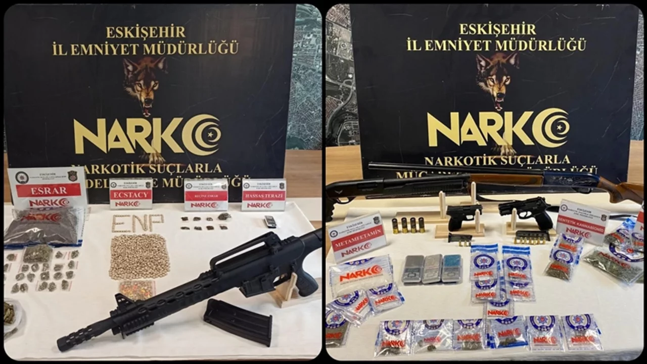 Eskişehir'de uyuşturucu operasyonlarında 28 kişi tutuklandı