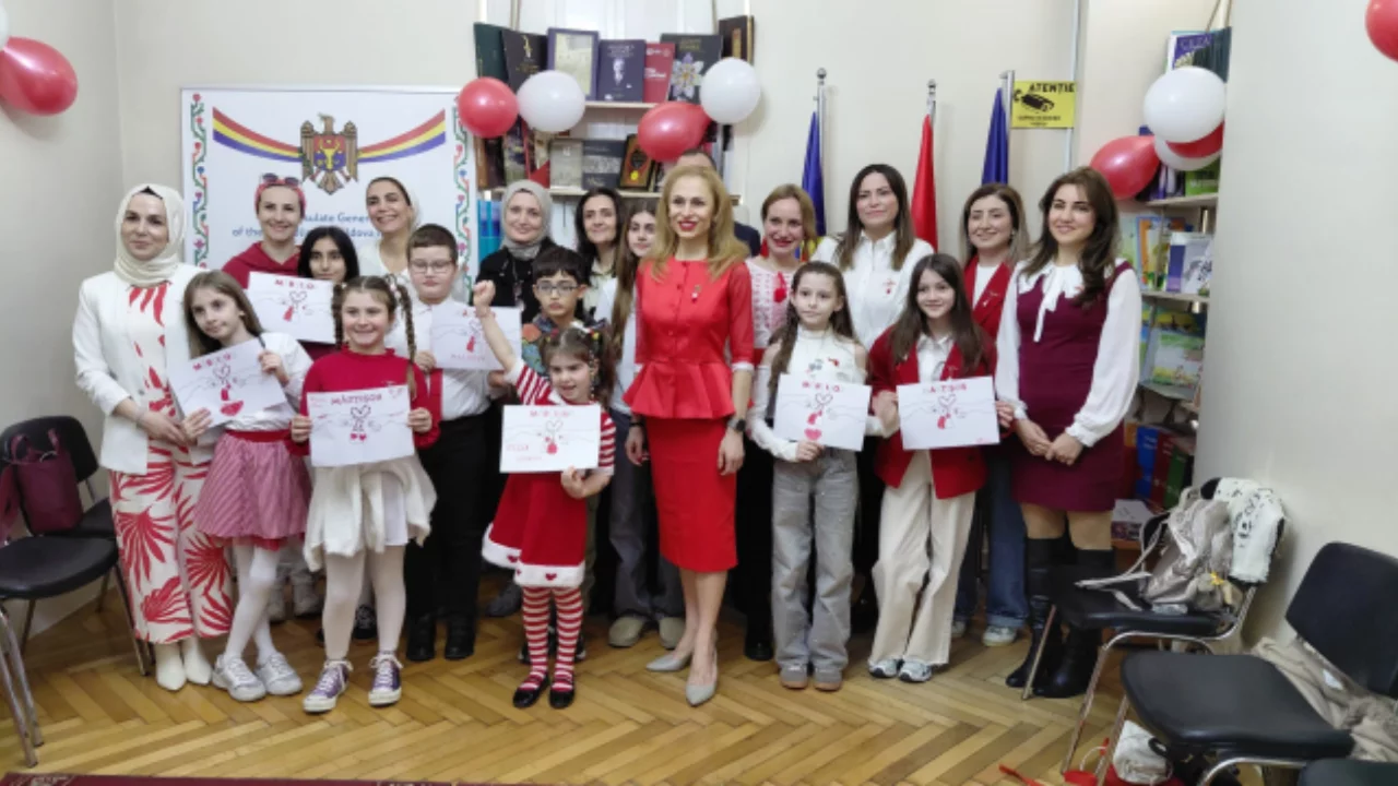 Moldova İstanbul Başkonsolosluğu, baharı T&uuml;rk &ccedil;ocuklarıyla karşıladı