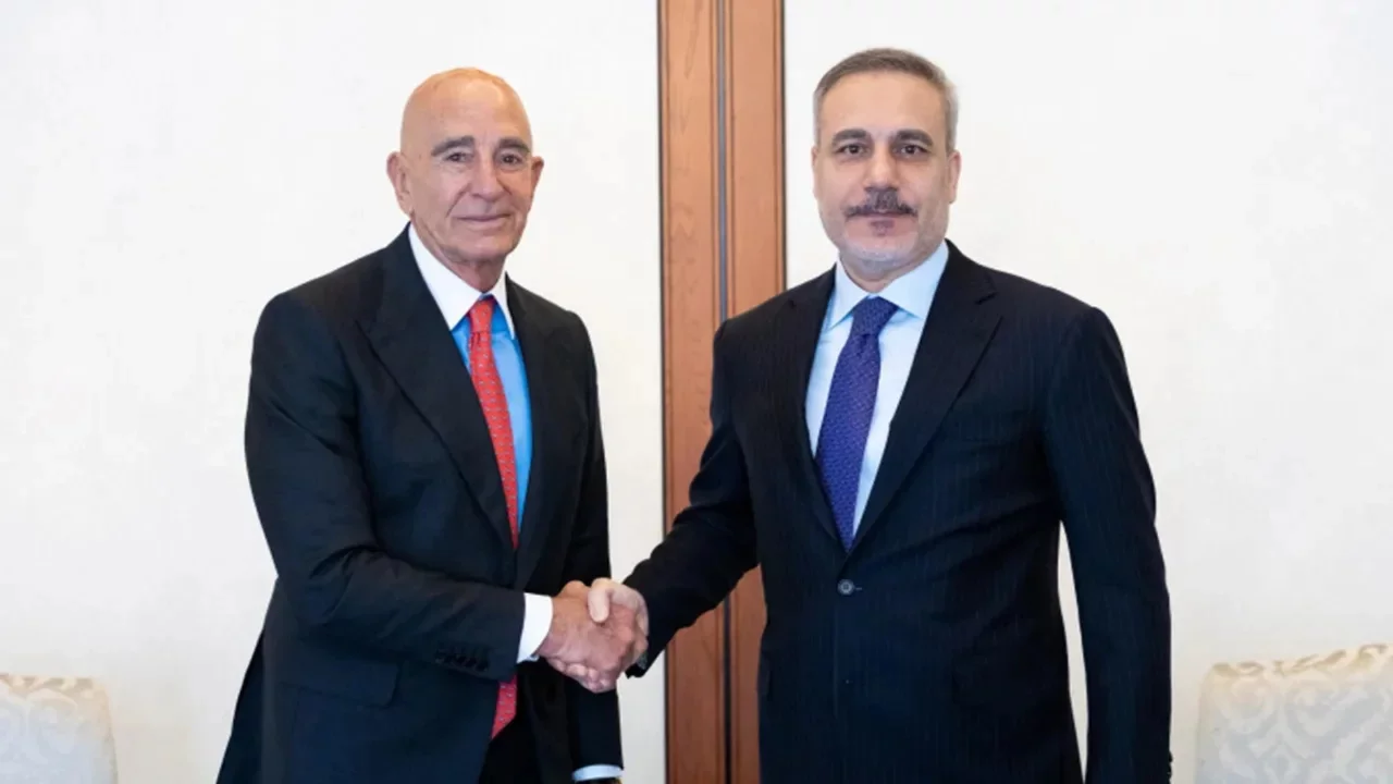 Bakan Fidan, Tom Barrack ile g&ouml;r&uuml;şt&uuml;