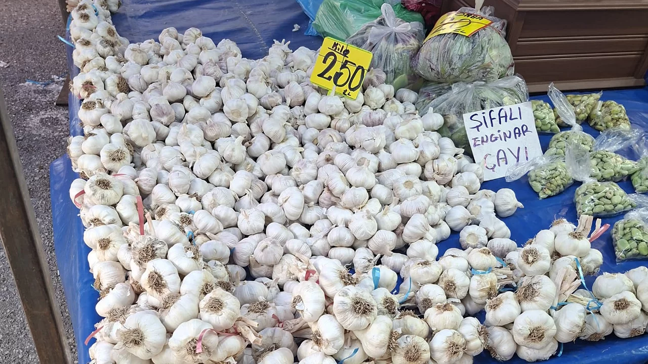 Bursa'da sarımsağın fiyatı dudak uçuklattı