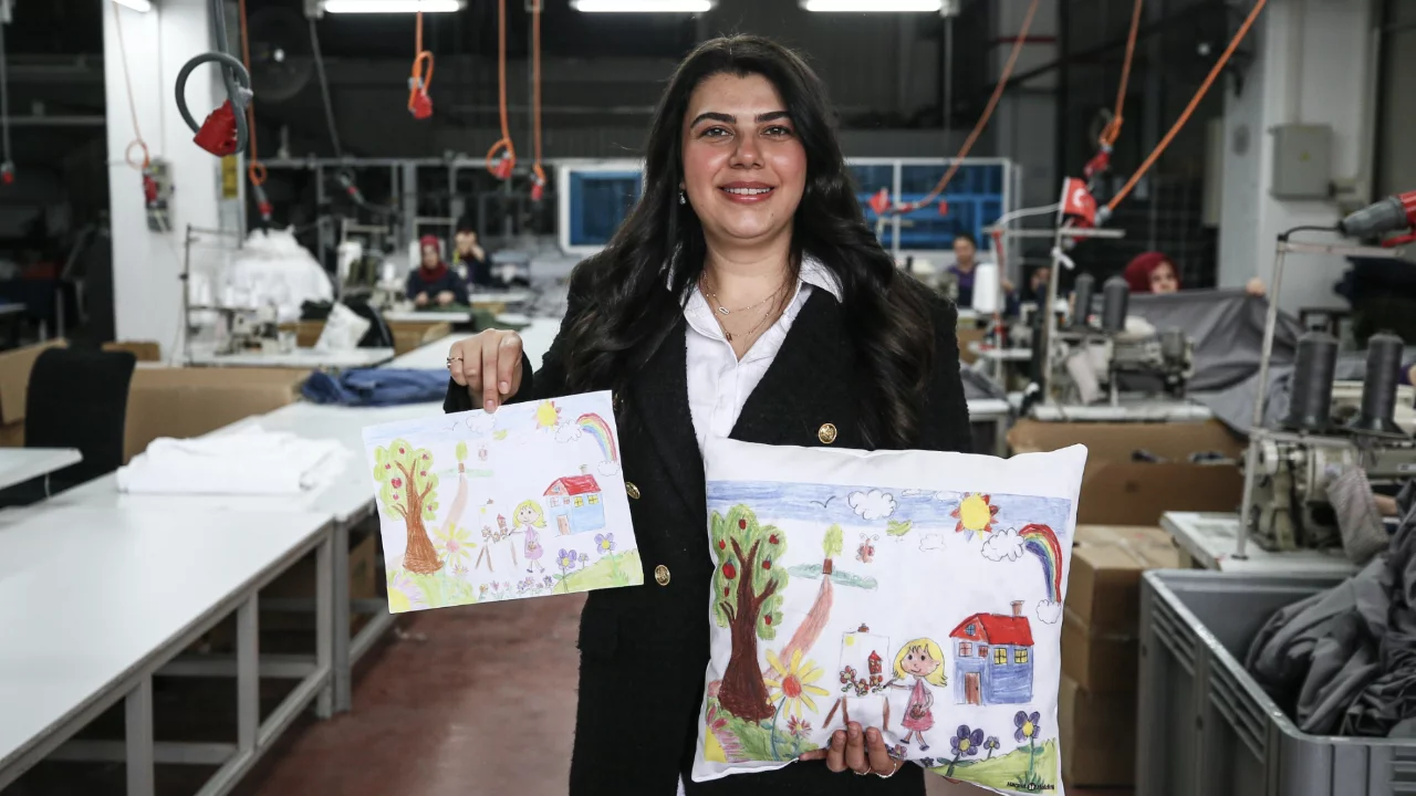 Bursa'da fabrikada bu kez çocukların hayalleri üretildi!