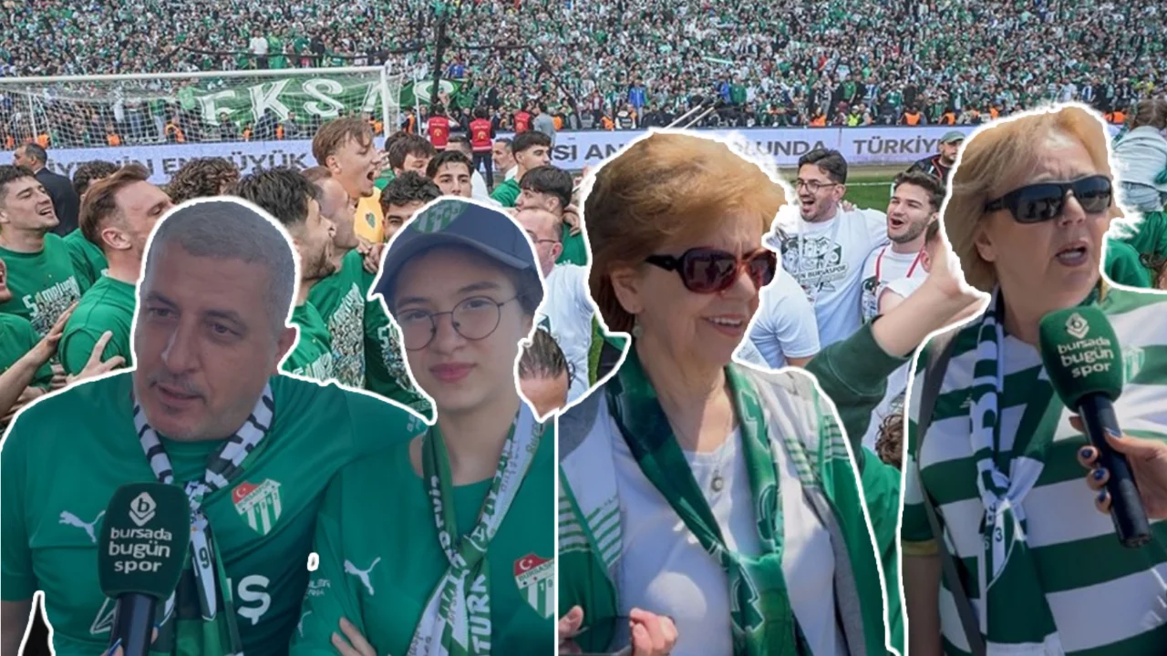 Şampiyon Bursaspor taraftarları konuştu: 'Bu günleri çok bekledik'