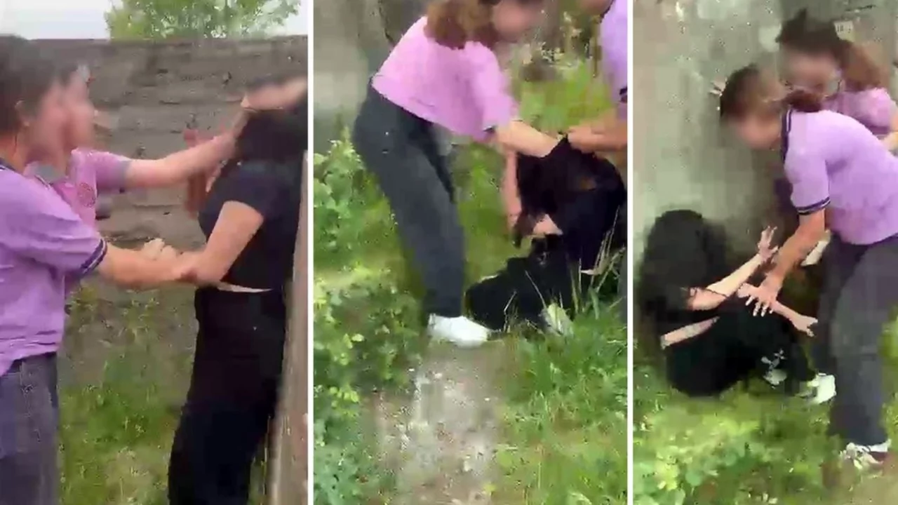 Akran zorbalığı cinsiyet dinlemiyor! Metruk binada dehşete düşüren görüntü