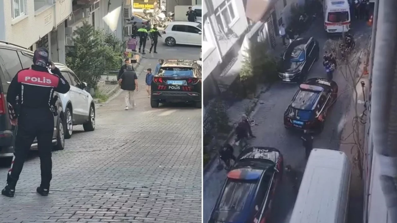 K&uuml;f&uuml;rl&uuml; konuşan gen&ccedil;leri uyaran polisi darbettiler!