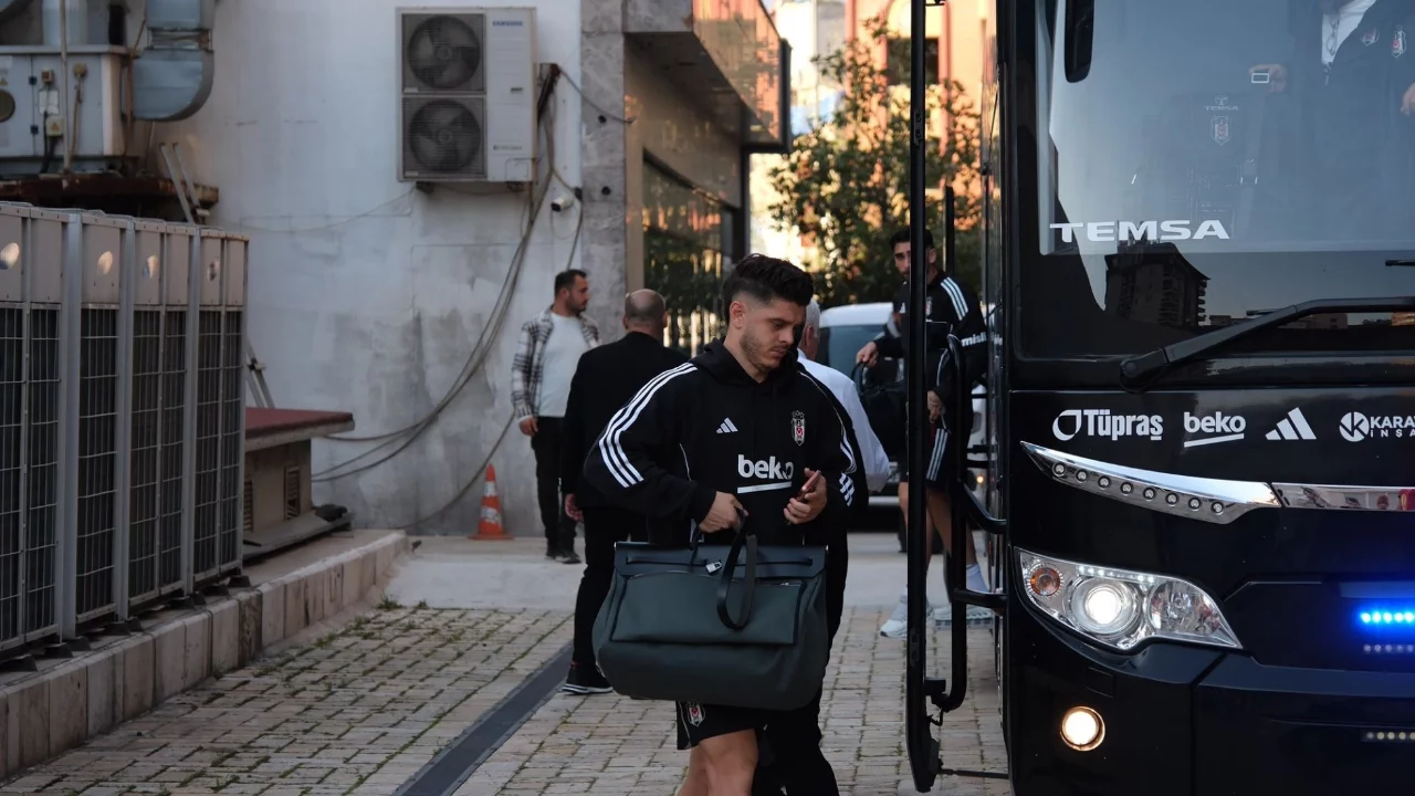 Beşiktaş kafilesi Gaziantep'te