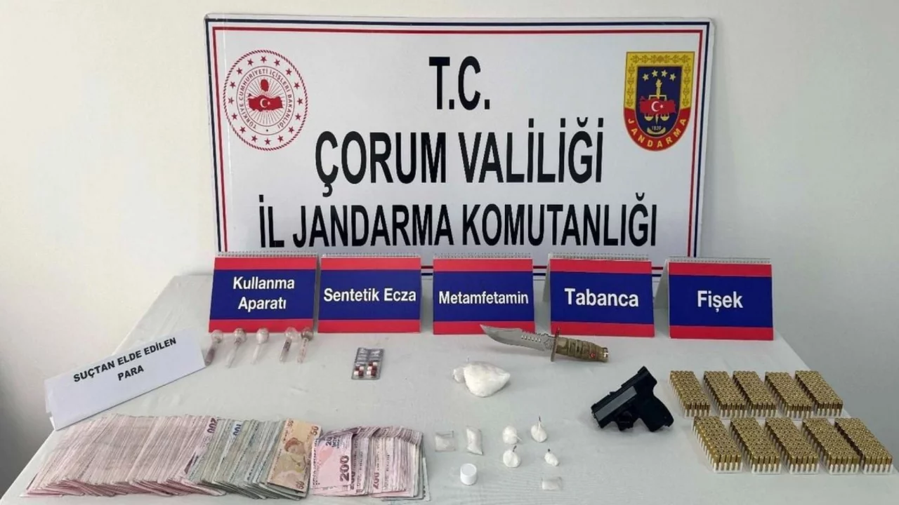 Çorum'da uyuşturucu operasyonu