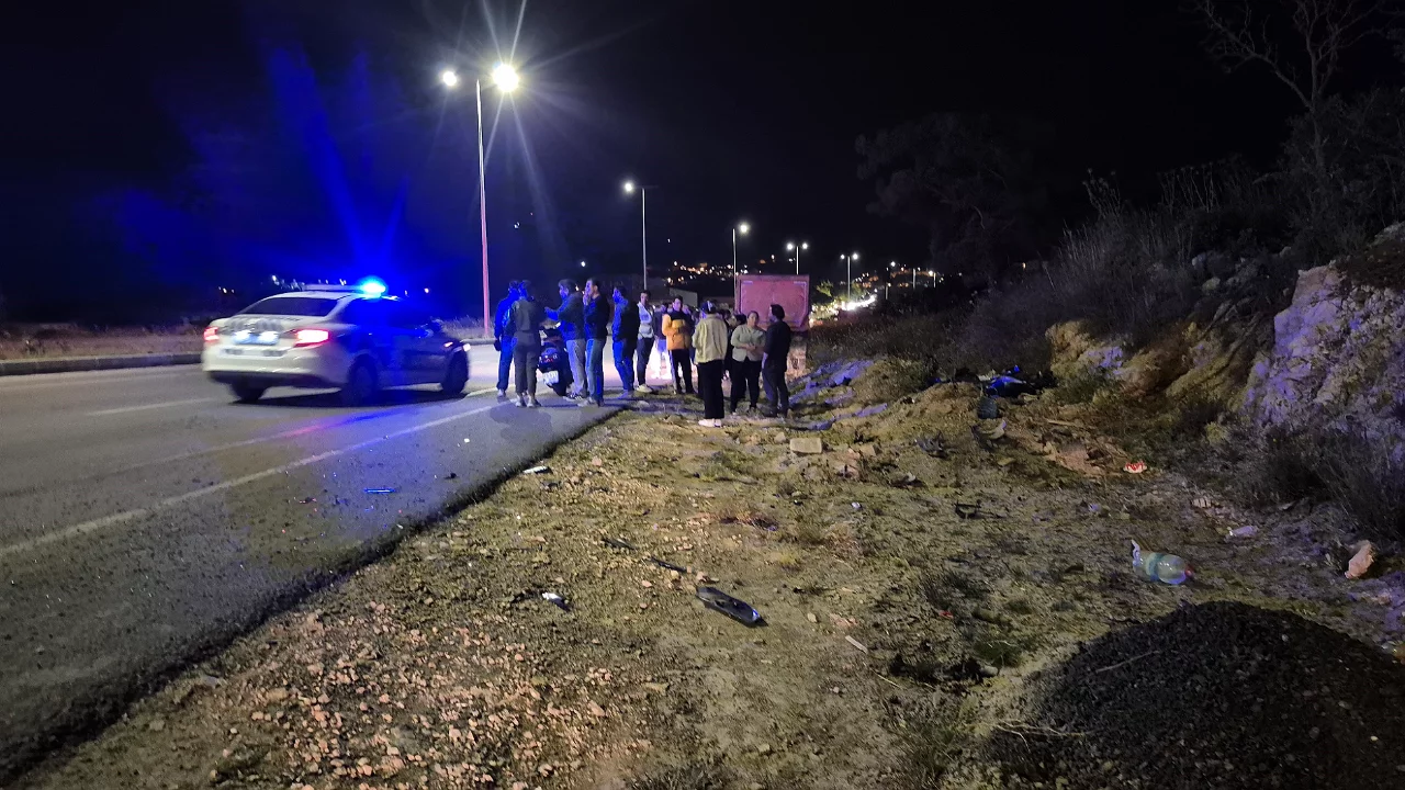 Genç motosikletli kazada hayatını kaybetti